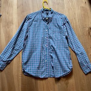 Mens J.CREW Plaid button-up